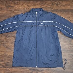 Vintage Nike Windbreaker Jacket Mens  Blue 2000s Y2K